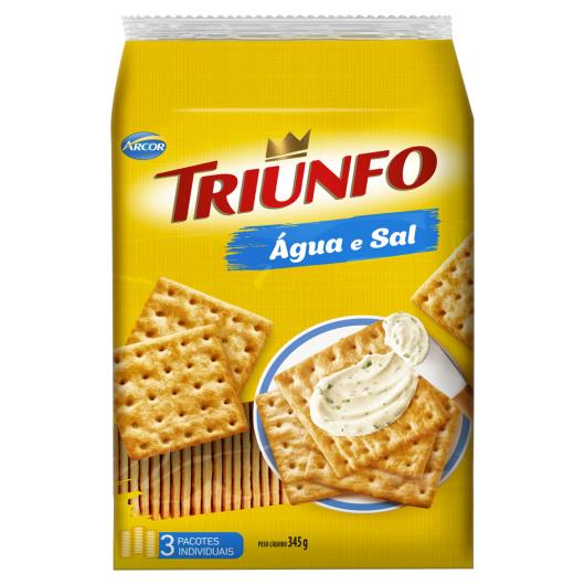 Biscoito Água e Sal Triunfo Pacote 345g - Imagem em destaque