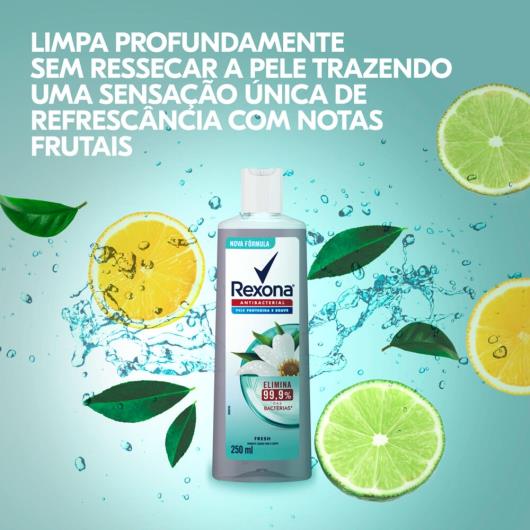 Sabonete líquido fresh Rexona squeeze 250ml - Imagem em destaque