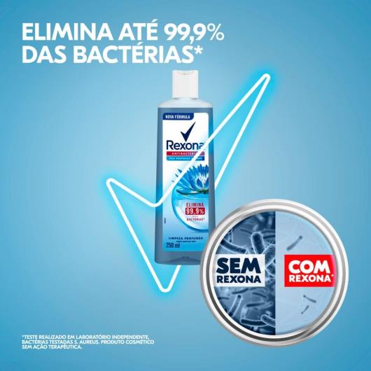 Sabonete Líquido Antibacterial Rexona Limpeza Profunda Frasco 250ml - Imagem em destaque