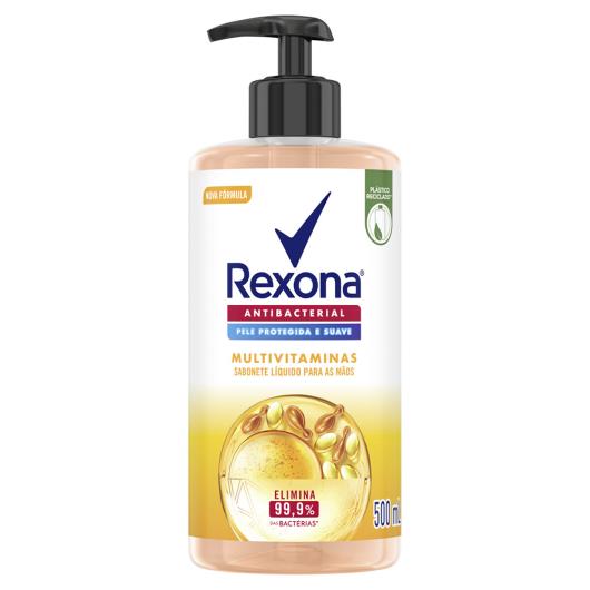 Sabonete Líquido Antibacterial Multivitaminas para as Mãos Rexona Frasco 500ml - Imagem em destaque