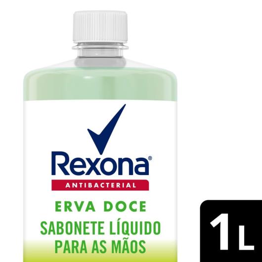 Sabonete Líquido Antibacterial para as Mãos Erva-Doce Rexona Frasco 1l Refil Econômico - Imagem em destaque