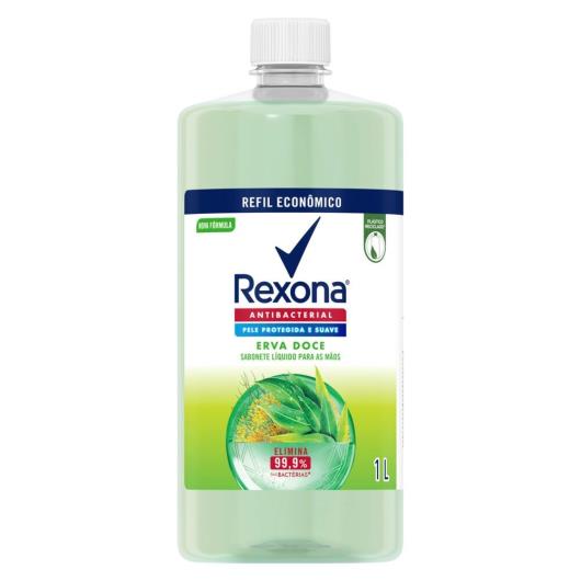 Sabonete Líquido Antibacterial para as Mãos Erva-Doce Rexona Frasco 1l Refil Econômico - Imagem em destaque