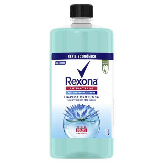 Sabonete Líquido Antibacterial para as Mãos Rexona Limpeza Profunda Frasco 1l Refil Econômico - Imagem em destaque