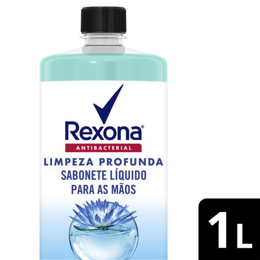 Sabonete Líquido Antibacterial para as Mãos Rexona Limpeza Profunda Frasco 1l Refil Econômico - Imagem em destaque