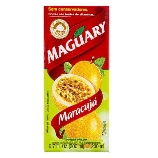 Bebida Adoçada Maracujá Maguary Caixa 200ml - Imagem em destaque