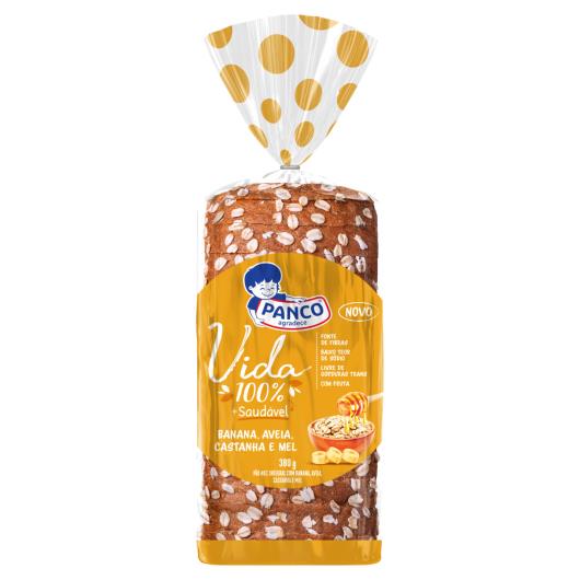 PÃO INTEGRAL BANANA, AVEIA, CASTANHA E MEL VIDA 100% + Leve Panco 350G - Imagem em destaque