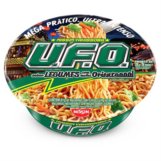 Macarrão Instantâneo Yakissoba Legumes com Molho Oriental Nissin U.F.O. Bandeja 95g - Imagem em destaque