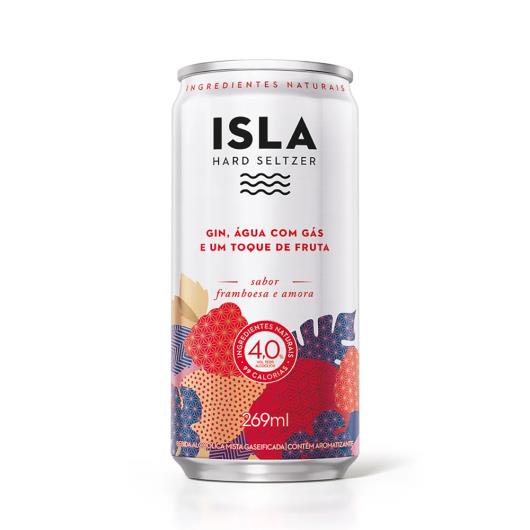 Drink Pronto Isla Hard Seltzer Lichia e Romã 269ml Lata - Imagem em destaque