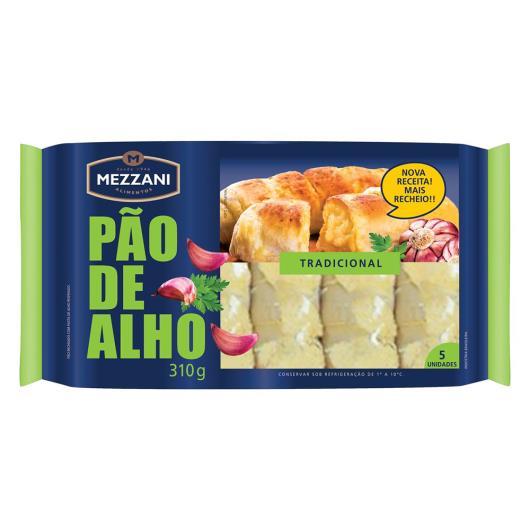 Pão de Alho Tradicional Mezzani Pacote 310g - Imagem em destaque