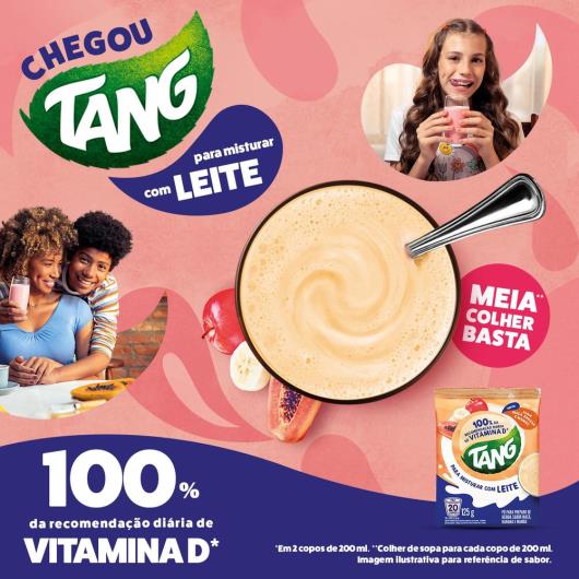 Tang Para Misturar com Leite Maça, Banana e Mamão Pacote 125g - Imagem em destaque