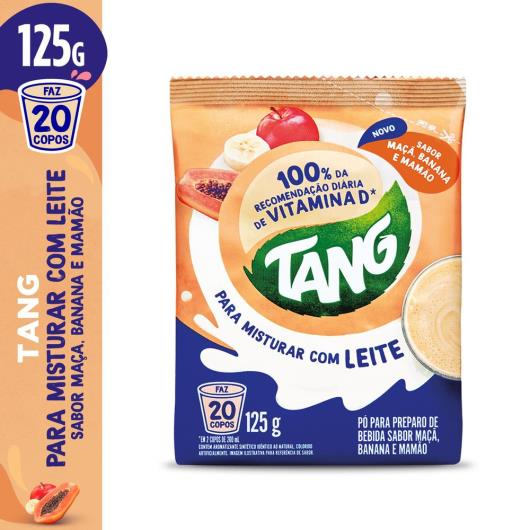 Tang Para Misturar com Leite Maça, Banana e Mamão Pacote 125g - Imagem em destaque