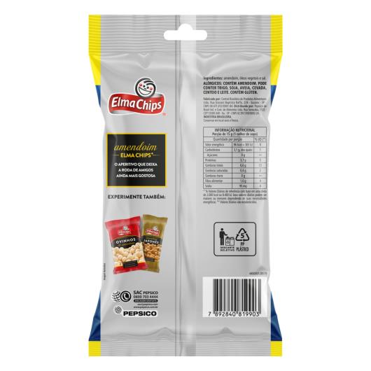 Amendoim Frito Salgado sem Pele Elma Chips Pacote 400g Embalagem Econômica - Imagem em destaque