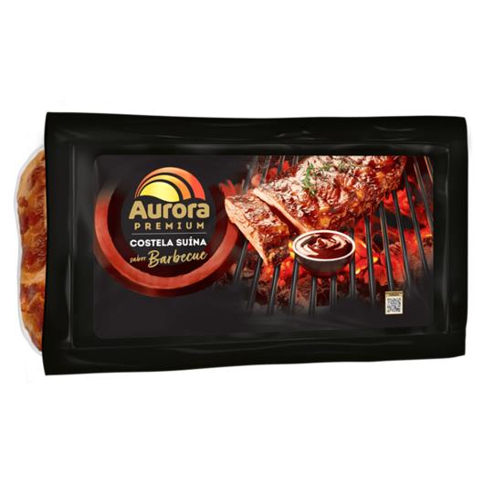 Costela Suína Congelada sabor Barbecue Aurora Premium 850g - Imagem em destaque