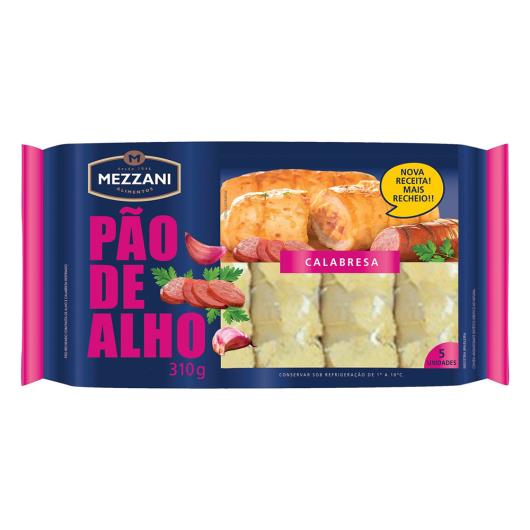 Pão de Alho Calabresa Mezzani Pacote 310g - Imagem em destaque