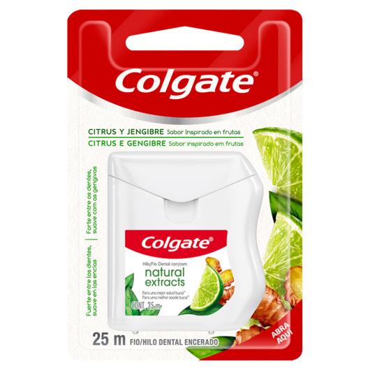 Fio dental citrus gengiva Colgate Natural Extracts 25 Metros - Imagem em destaque