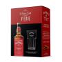 Kit Copo + Whisky Jack Daniel's Fire 1l