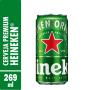 Cerveja Lager Puro Malte Heineken Lata 269ml