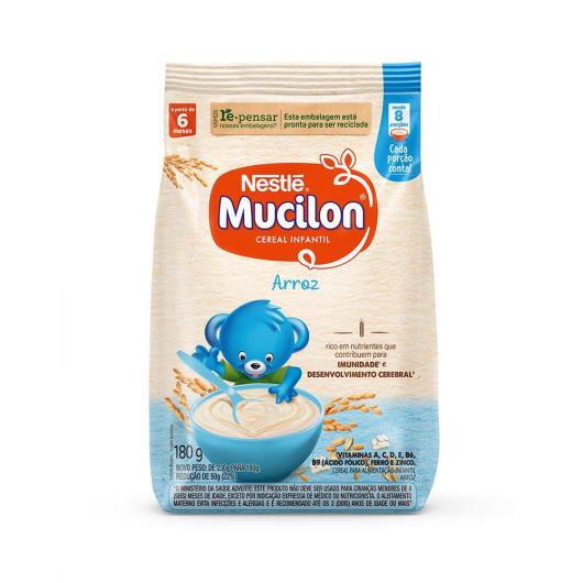 Cereal Infantil Arroz Mucilon Pacote 180g - Imagem em destaque