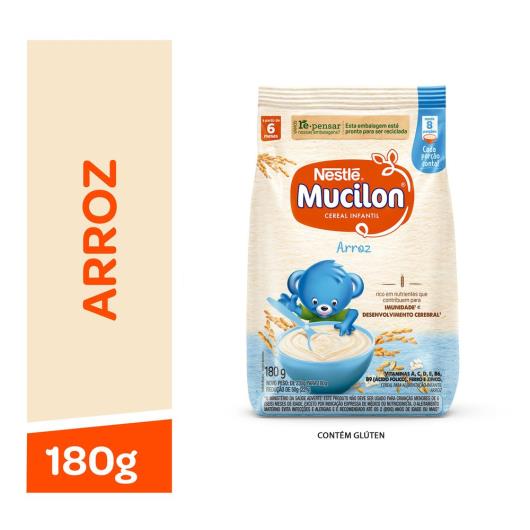 Cereal Infantil Arroz Mucilon Pacote 180g - Imagem em destaque