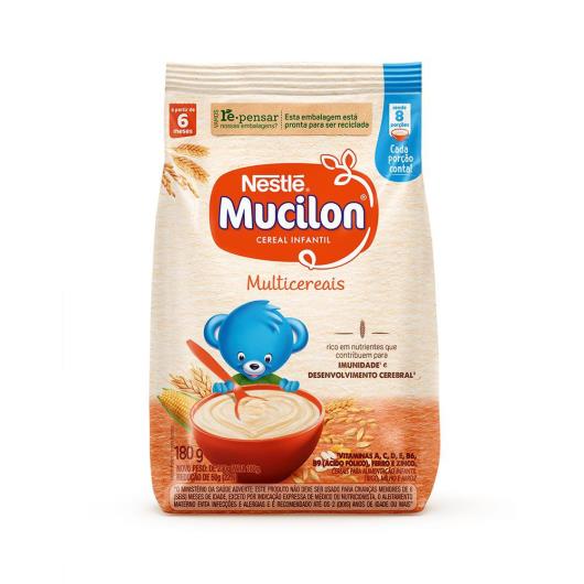 Cereal Infantil Mucilon Multicereais 180g - Imagem em destaque