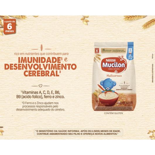 Cereal Infantil Mucilon Multicereais 180g - Imagem em destaque