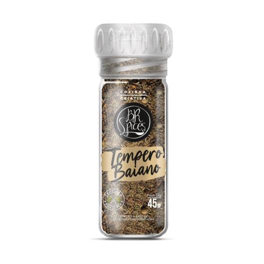 Tempero Baiano com Moedor BR Spices Vidro 45g - Imagem em destaque