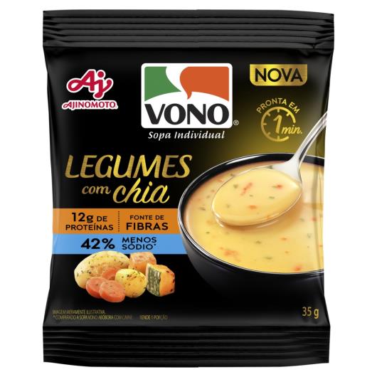 Sopa Individual Legumes com Chia Vono Pacote 35g - Imagem em destaque