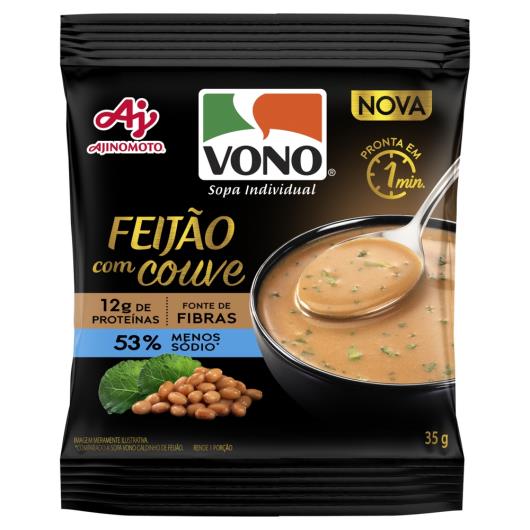 Sopa Individual Feijão com Couve Vono Pacote 35g - Imagem em destaque