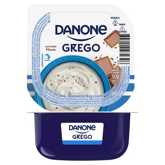 Iogurte Grego Calda Flocos Danone Pote 90g - Imagem em destaque