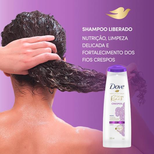 Shampoo Dove Texturas Reais Crespos Frasco 355ml - Imagem em destaque