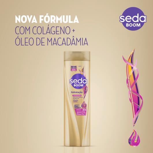 Shampoo Seda Boom Hidratação Revitalização Frasco 300ml - Imagem em destaque