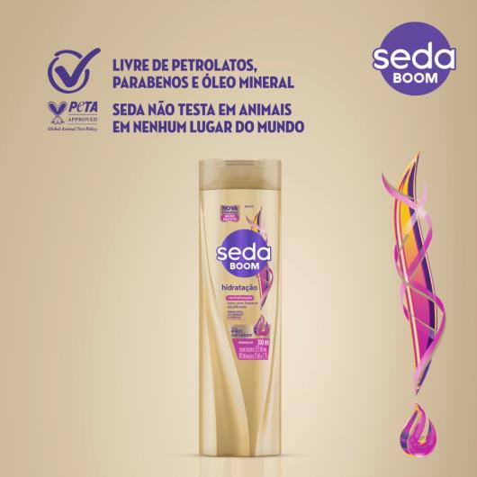 Shampoo Seda Boom Hidratação Revitalização Frasco 300ml - Imagem em destaque