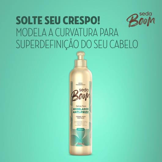 Creme para Pentear Seda Boom Modelador Antifrizz Frasco 350ml - Imagem em destaque