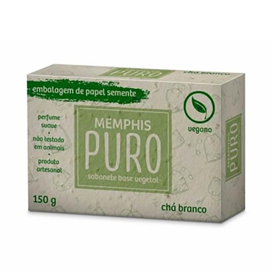 Sabonete Memphis Puro Vegetal Chá Branco 150g - Imagem em destaque