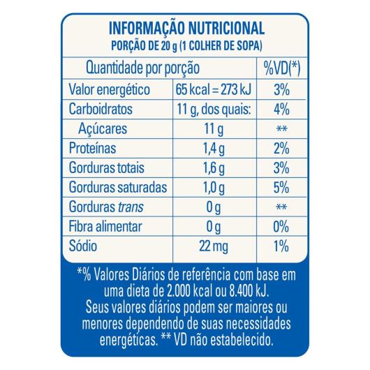 Leite Condensado Integral Original Moça Topping Squeeze 300g - Imagem em destaque