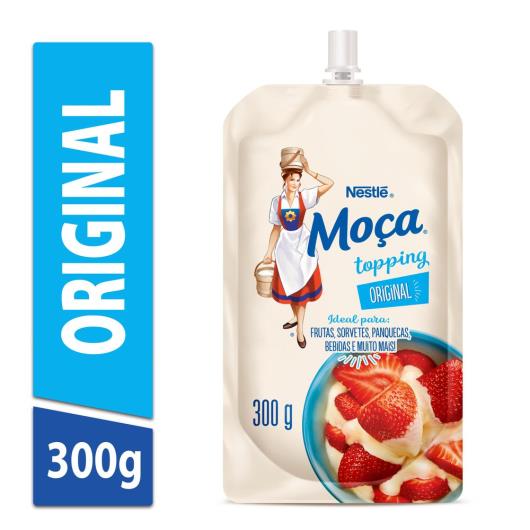 Leite Condensado Integral Original Moça Topping Squeeze 300g - Imagem em destaque