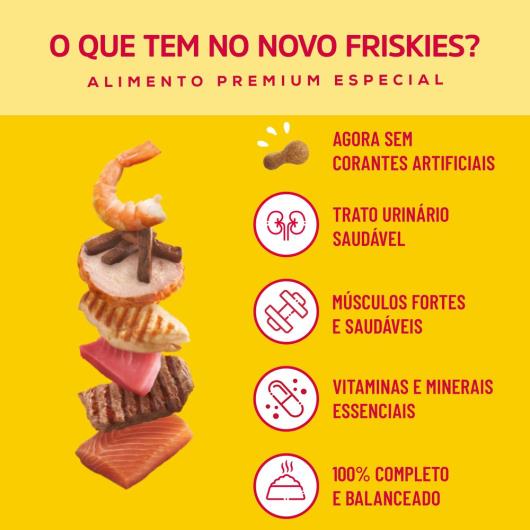 Ração FRISKIES gatos adultos Megamix 3kg - Imagem em destaque