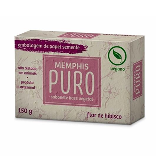 Sabonete Memphis Puro Vegetal Flor de Hibisco 150g - Imagem em destaque