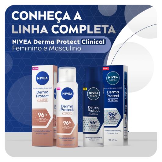 NIVEA Antitranspirante Derma Protect Clinical Masculino 150ml - Imagem em destaque