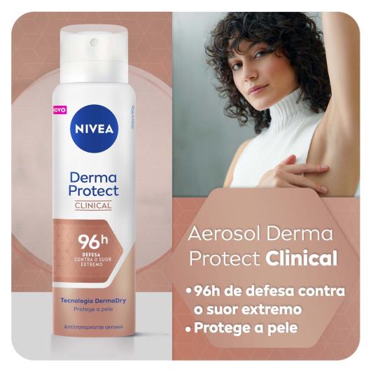 NIVEA Antitranspirante Derma Protect Clinical Feminino 150ml - Imagem em destaque