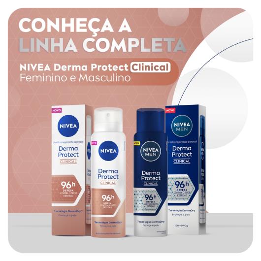 NIVEA Antitranspirante Derma Protect Clinical Feminino 150ml - Imagem em destaque