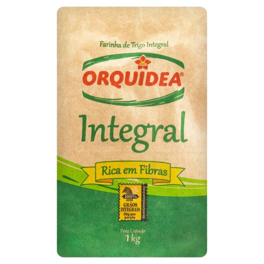 Farinha de Trigo Integral Orquídea Pacote 1kg - Imagem em destaque