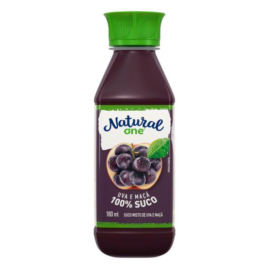 Suco Uva e Maçã Natural One Não Refrigerado Garrafa 180ml - Imagem em destaque