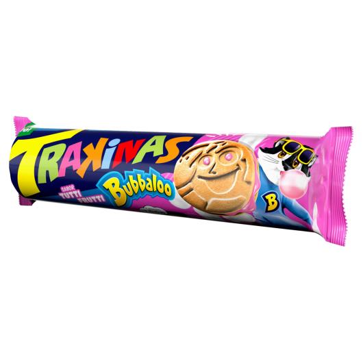 Biscoito Recheio Bubbaloo Tutti Frutti Trakinas Pacote 126g - Imagem em destaque