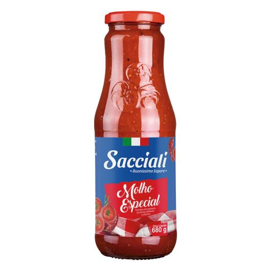 Molho de Tomate Especial Sacciali Vidro 680g - Imagem em destaque