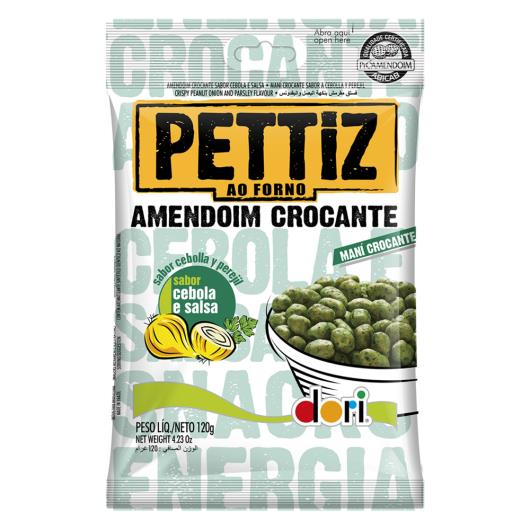 Amendoim Crocante Cebola e Salsa Dori Pettiz Pacote 120g - Imagem em destaque