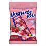 Bala Recheio Iogurte de Morango Dori Yogurte100 Pacote 100g