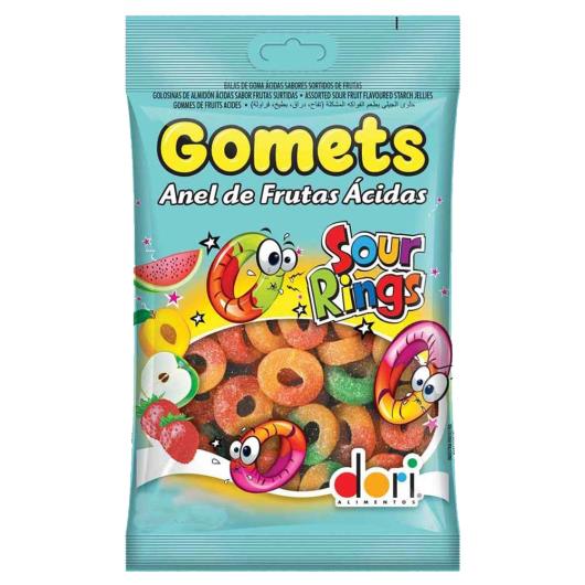 Bala de Goma Dori Gomets Anel Frutas Ácidas 150g - Imagem em destaque