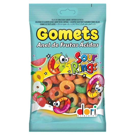 Bala de Goma Dori Gomets Anel Frutas Ácidas 150g - Imagem em destaque