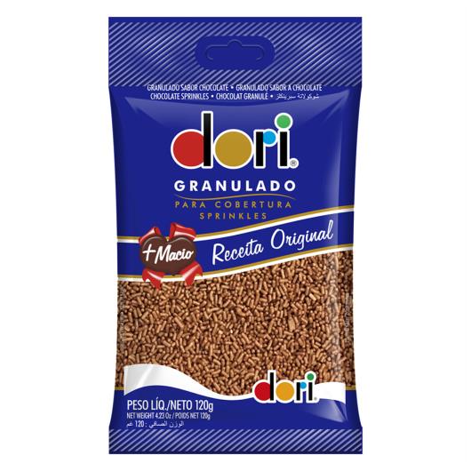 Confeito Granulado Chocolate Dori Pacote 120g - Imagem em destaque